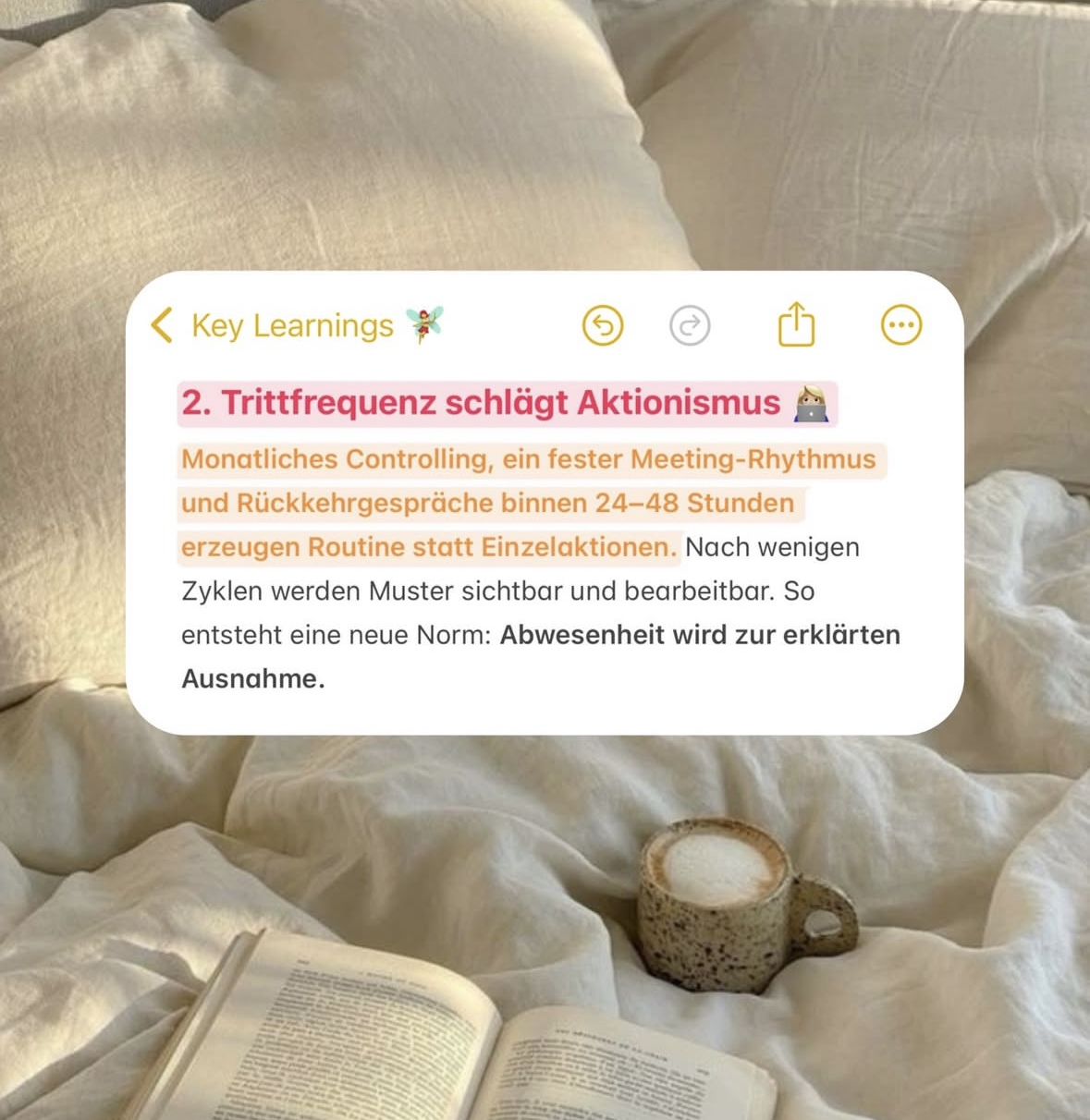 Impressionen 5 von 5 Sternen und Celines wichtigste Key Learnings