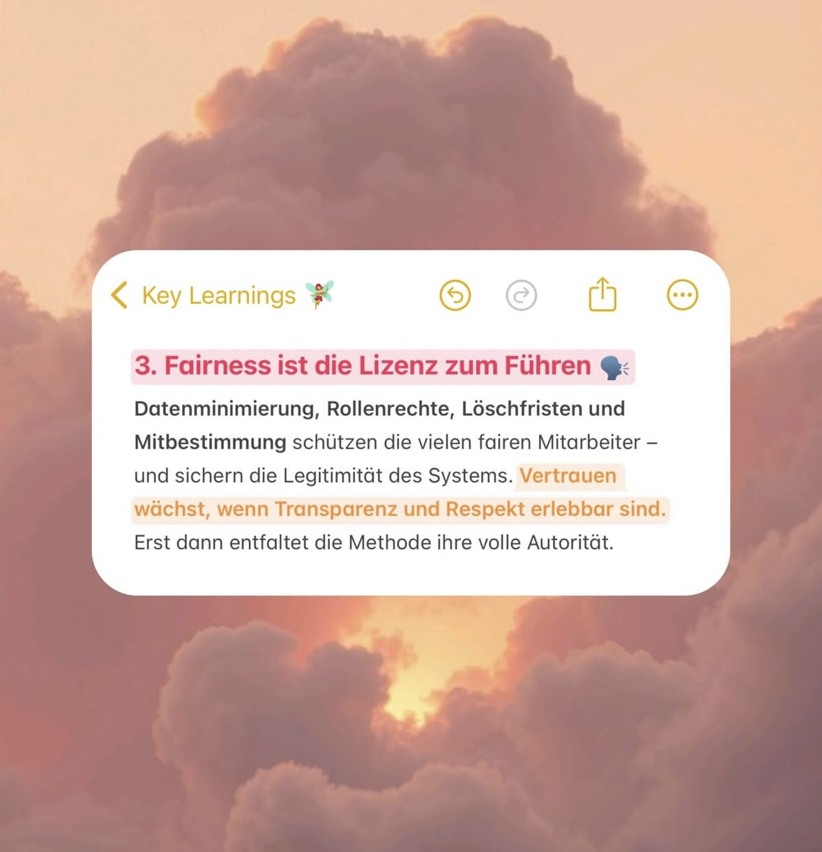 Impressionen 5 von 5 Sternen und Celines wichtigste Key Learnings